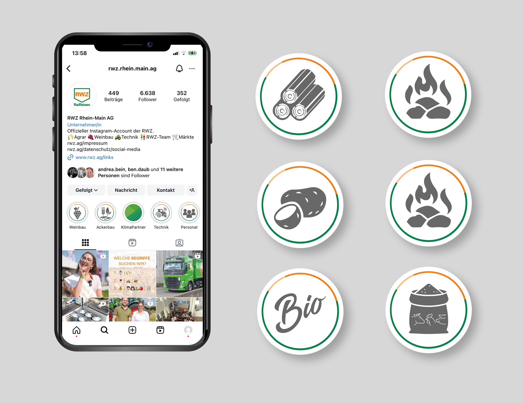 RWZ Social Media Design & Icons