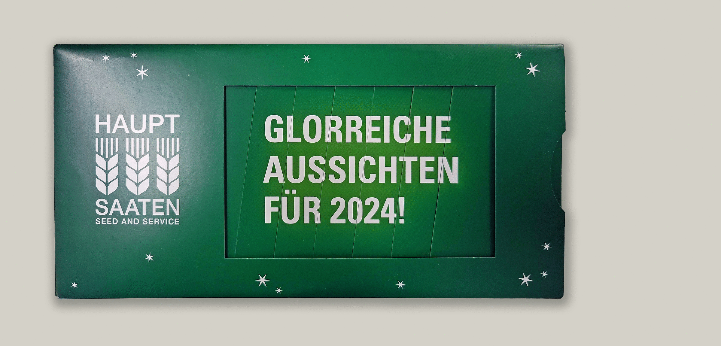 Hauptsaaten Werbemittel